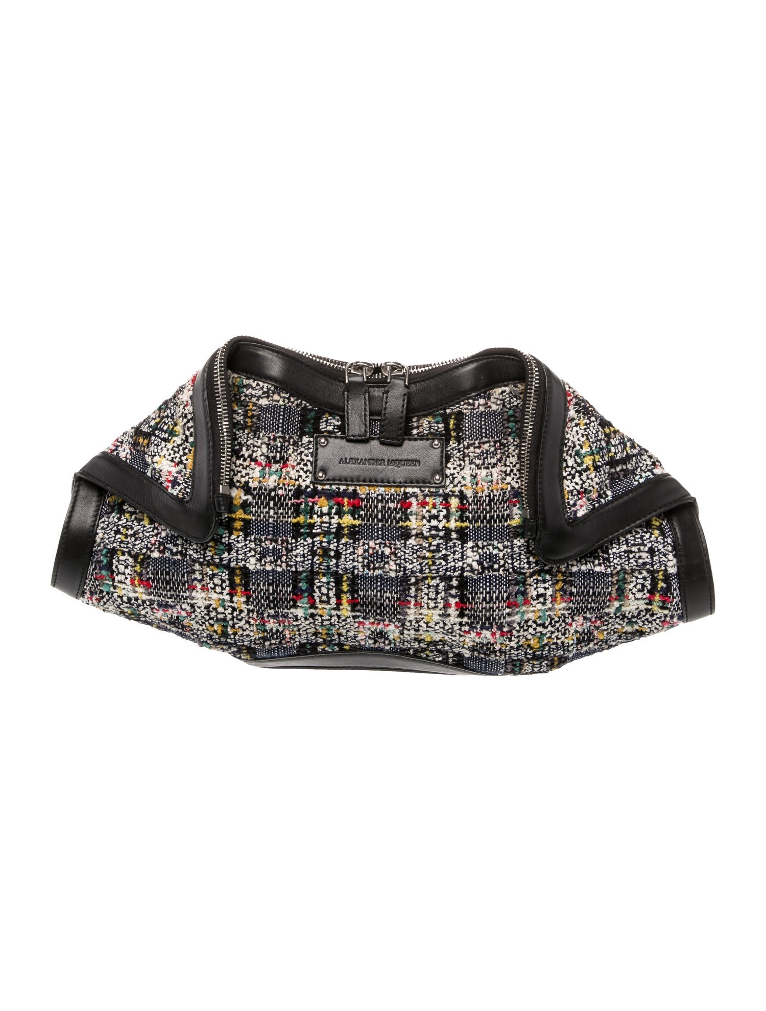Alexander McQueen Tweed Clutch