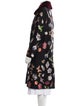 Alexander McQueen Wool Printed Trench Coat