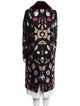 Alexander McQueen Wool Printed Trench Coat