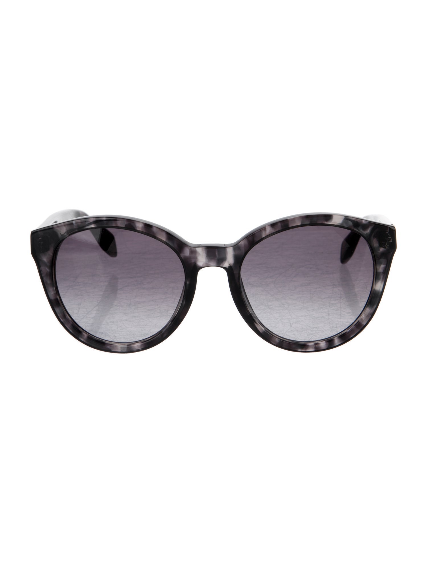 Alexander McQueen Round Gradient Sunglasses