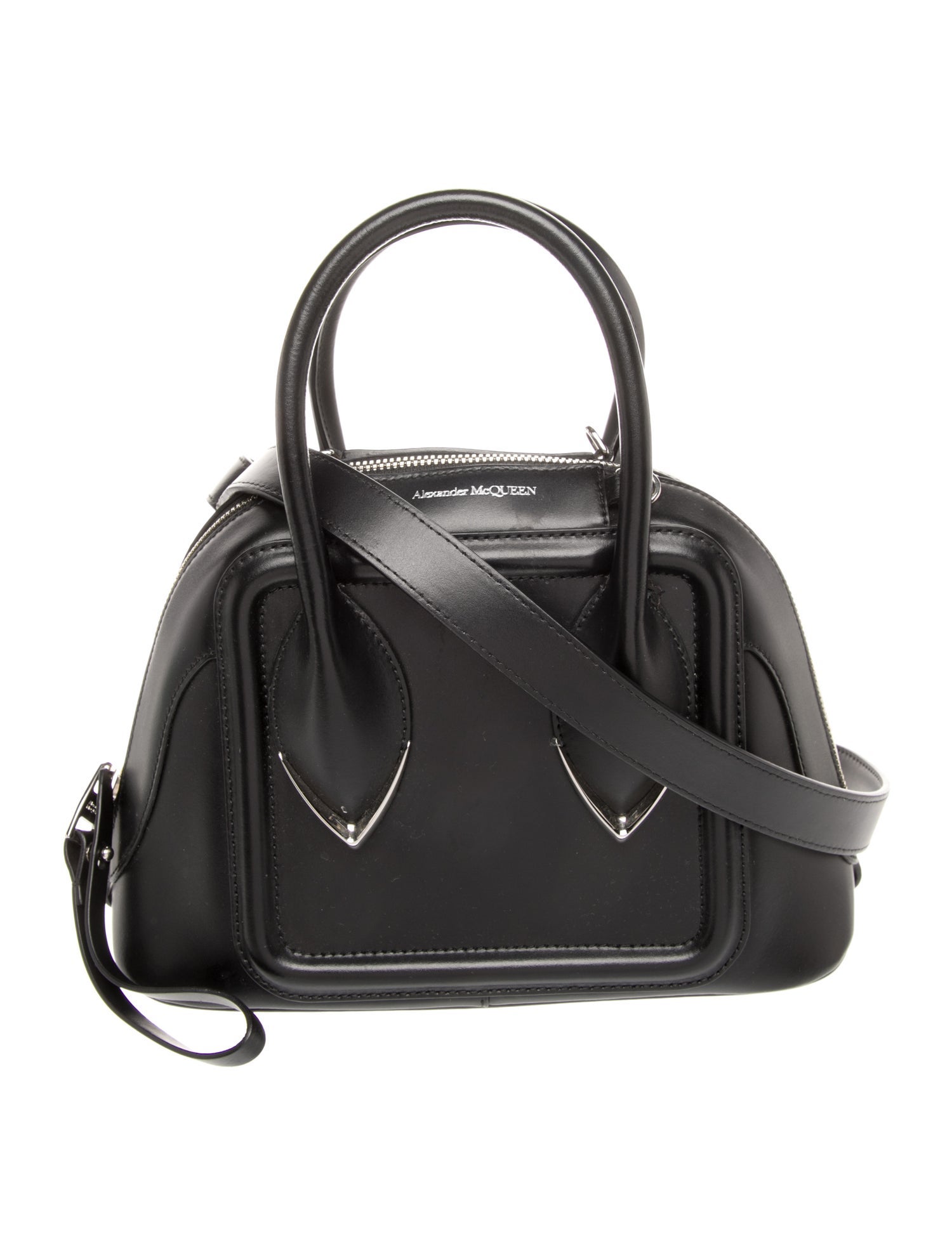 Alexander McQueen Leather Top Handle Bag