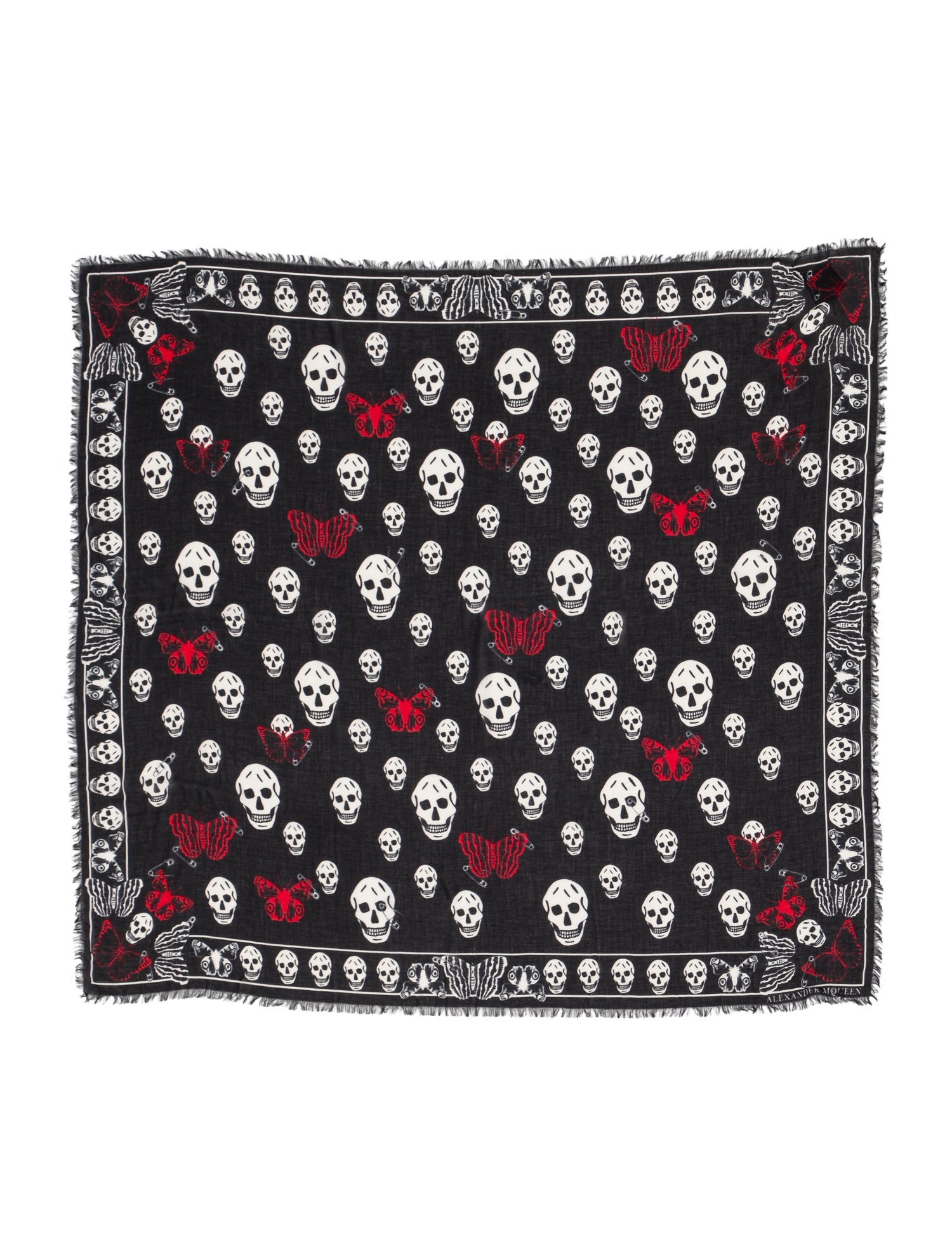 Alexander McQueen Skull Printed Scarf