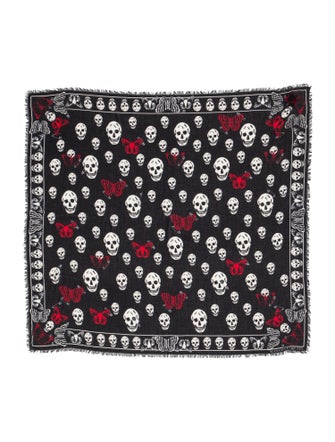 Alexander McQueen Skull Printed Scarf