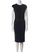 Alexander McQueen Wool Knee-Length Dress