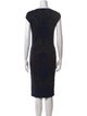 Alexander McQueen Wool Knee-Length Dress