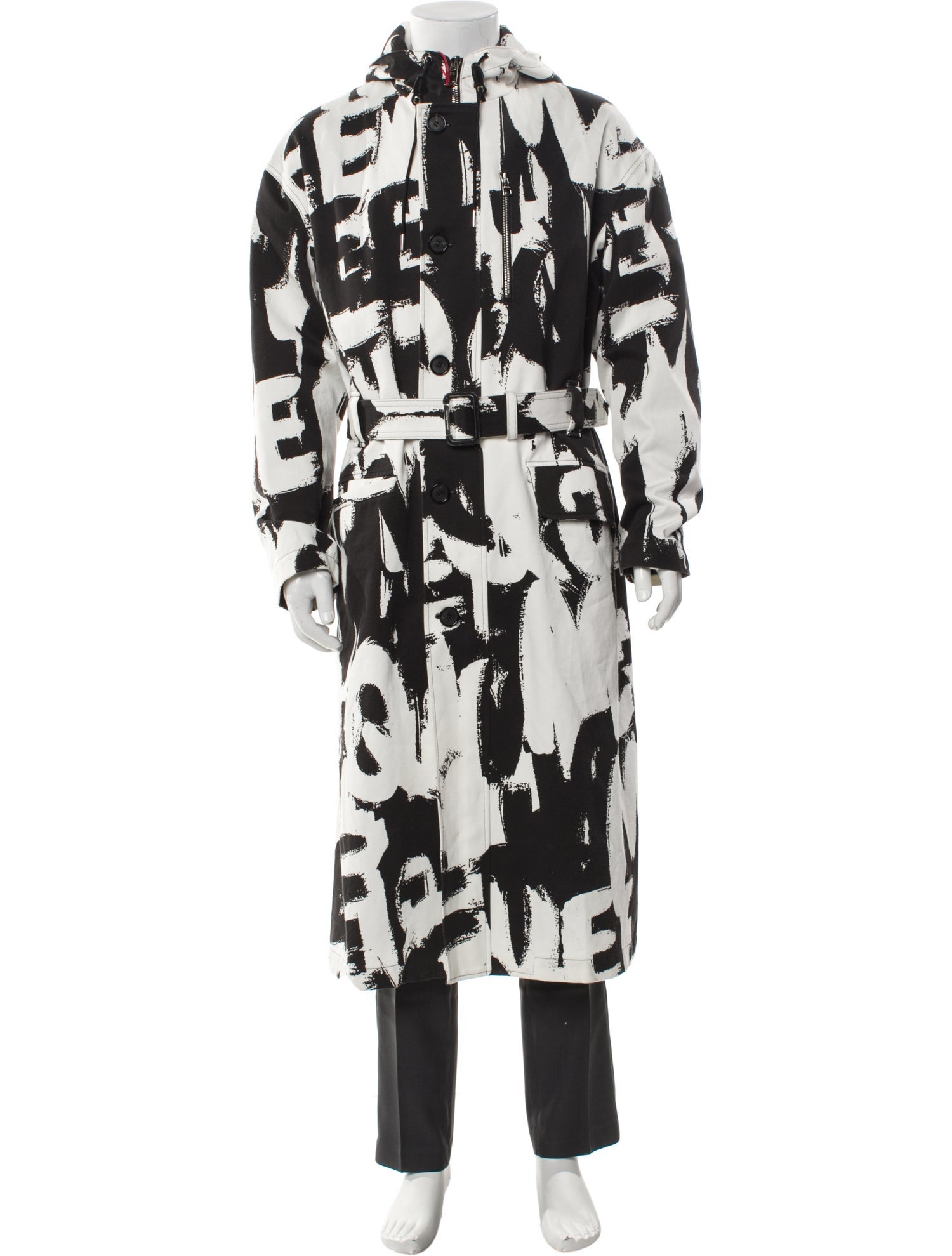 Alexander McQueen Graphic Print Parka w/ Tags