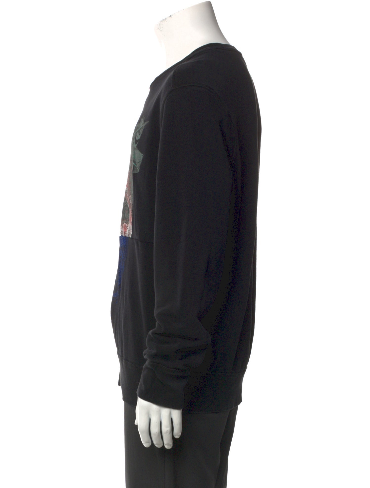 Alexander McQueen Graphic Print Crew Neck Sweatshirt