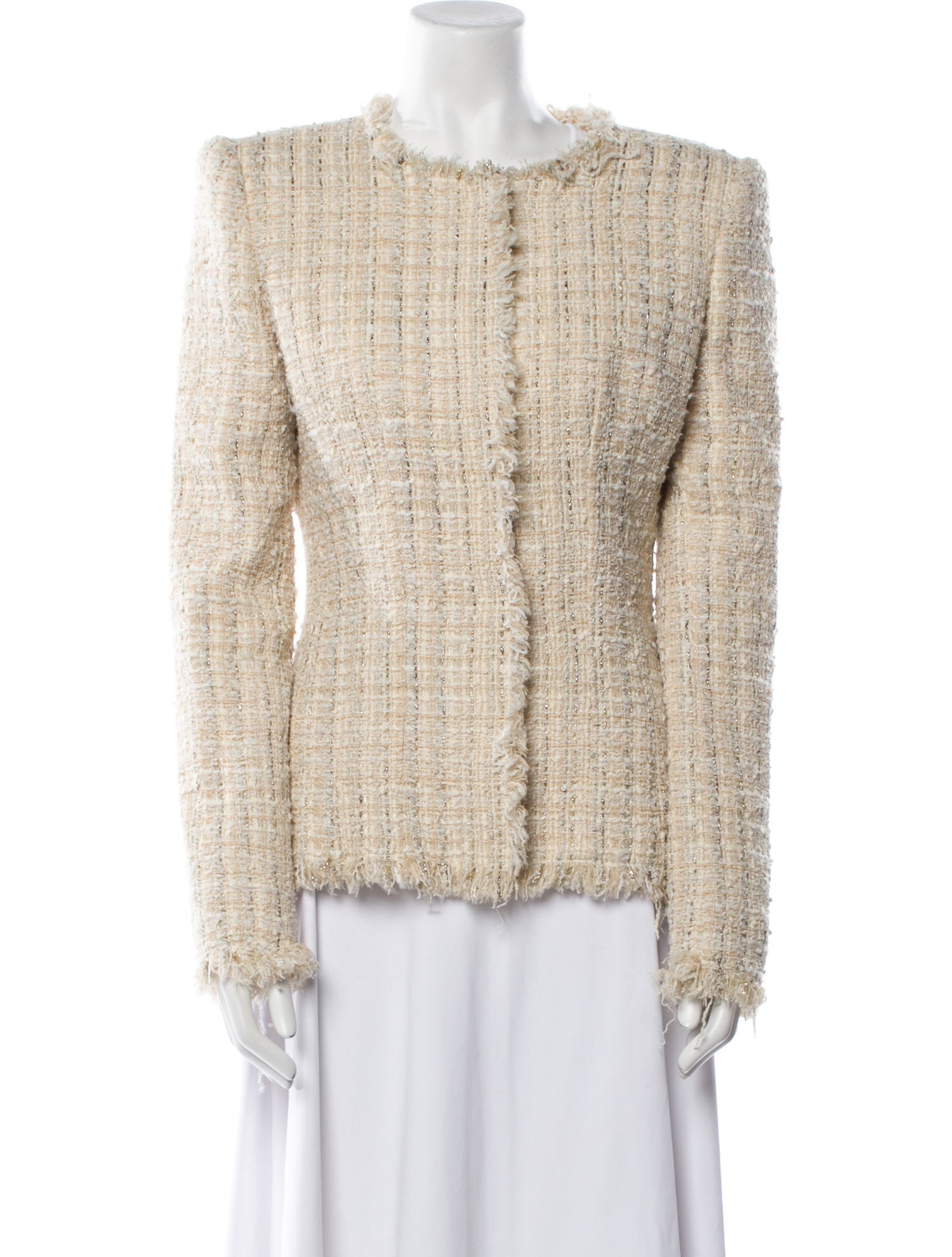 Alexander McQueen Tweed Pattern Jacket