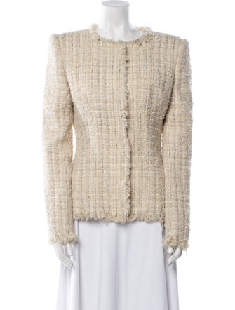 Alexander McQueen Tweed Pattern Jacket