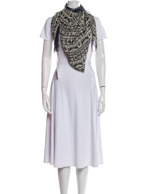 Alexander McQueen Silk Skull Scarf