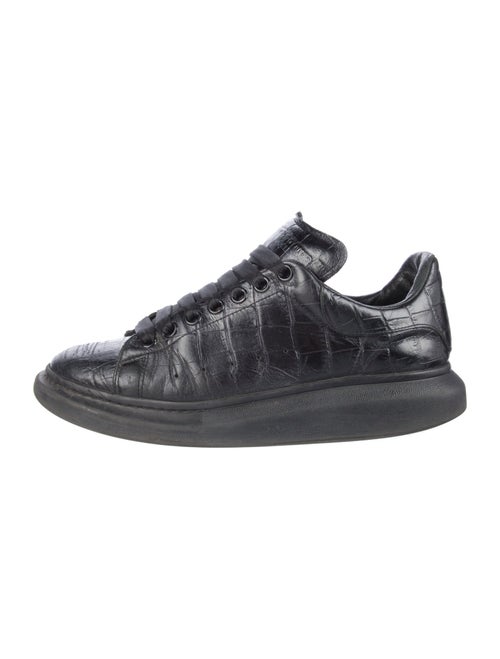 Alexander McQueen Embossed Leather Sneakers
