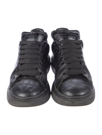 Alexander McQueen Embossed Leather Sneakers