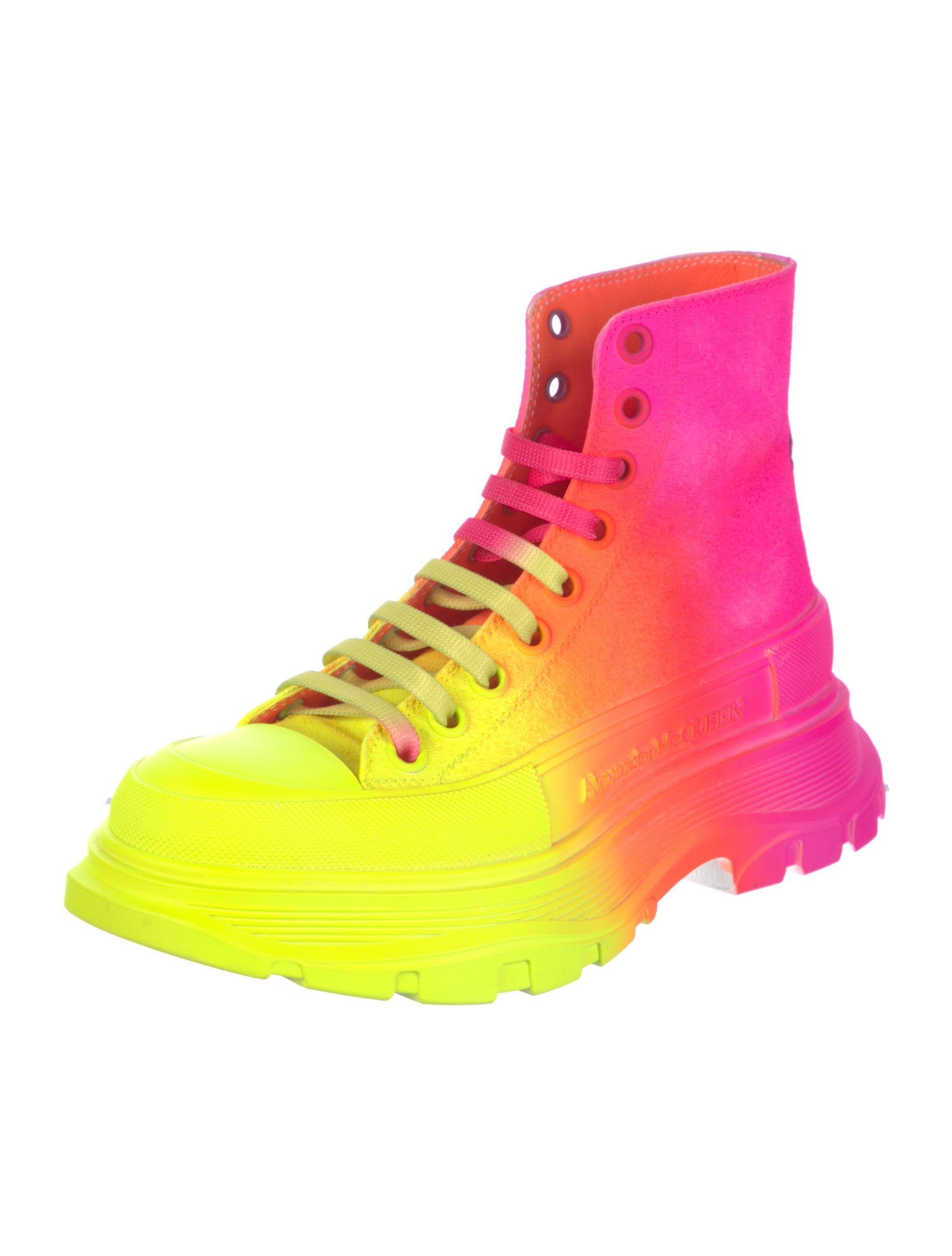 Alexander McQueen Canvas Printed Sneakers