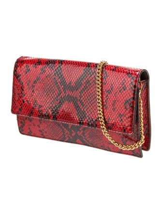 Alexander McQueen Python Clutch