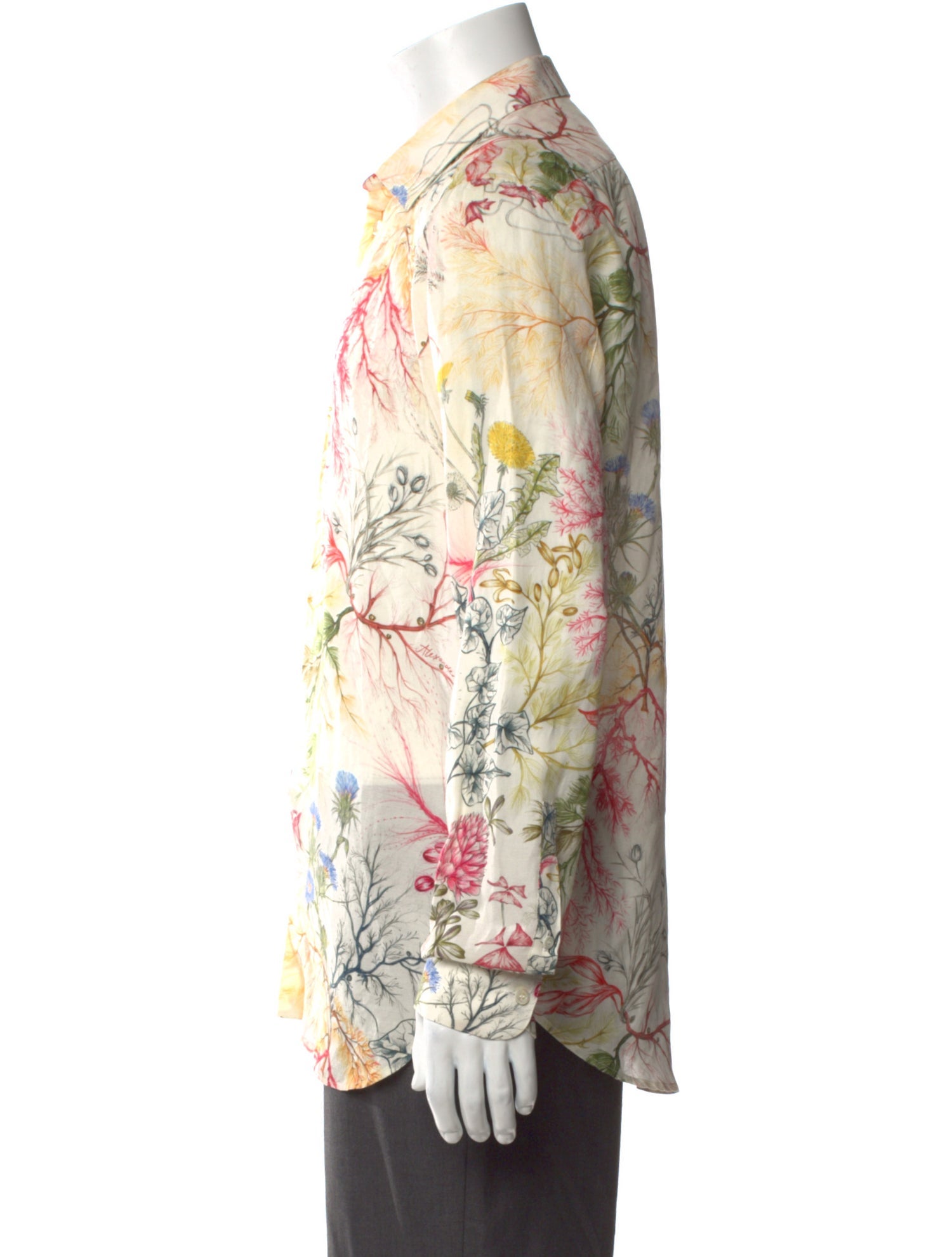 Alexander McQueen 2019 Floral Print Shirt