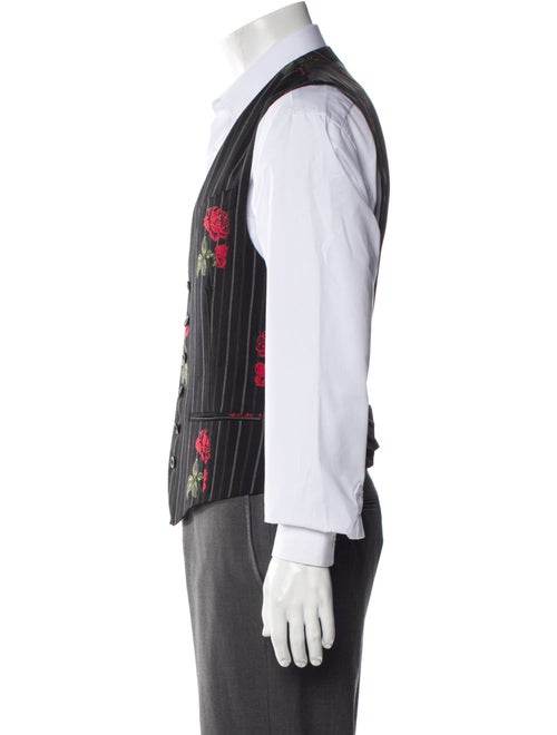 Alexander McQueen Wool Striped Vest