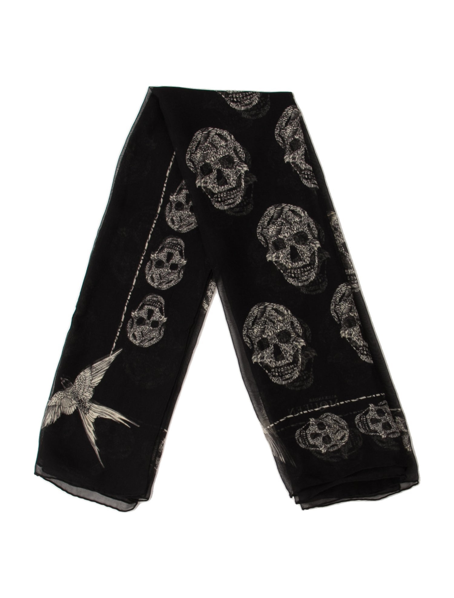 Alexander McQueen Silk Skull Scarf