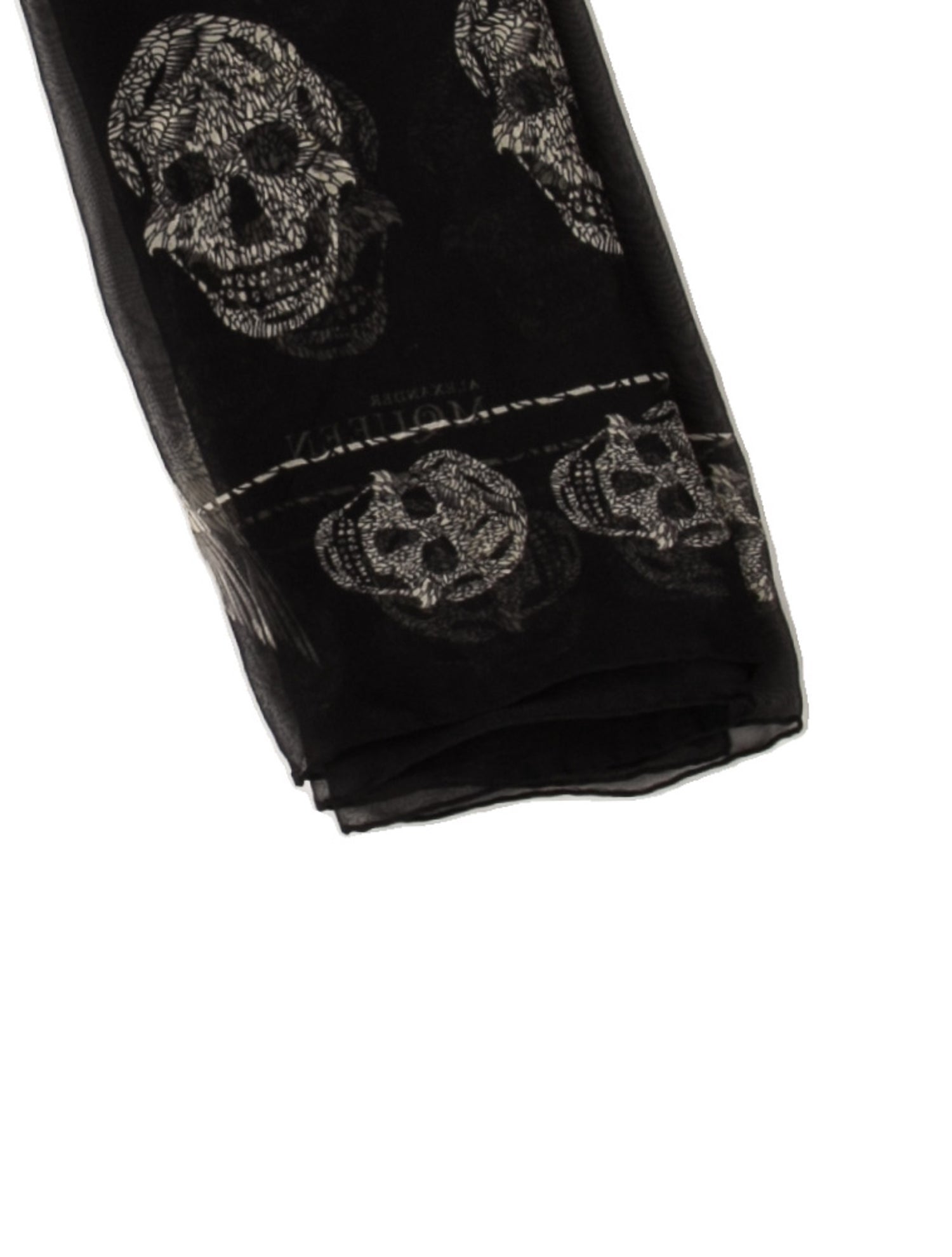 Alexander McQueen Silk Skull Scarf