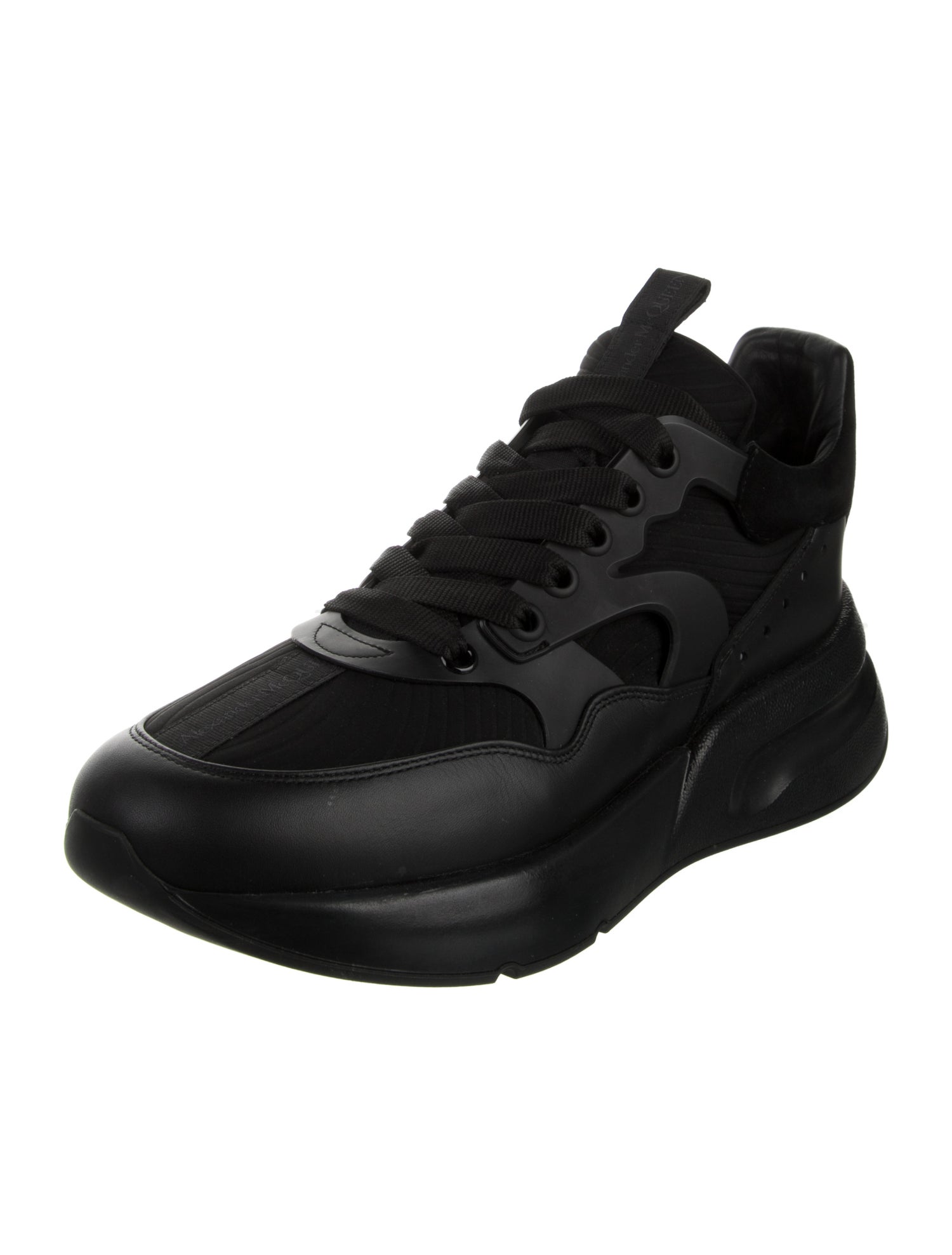 Alexander McQueen Leather Printed Sneakers