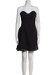 Alexander McQueen Strapless Mini Dress