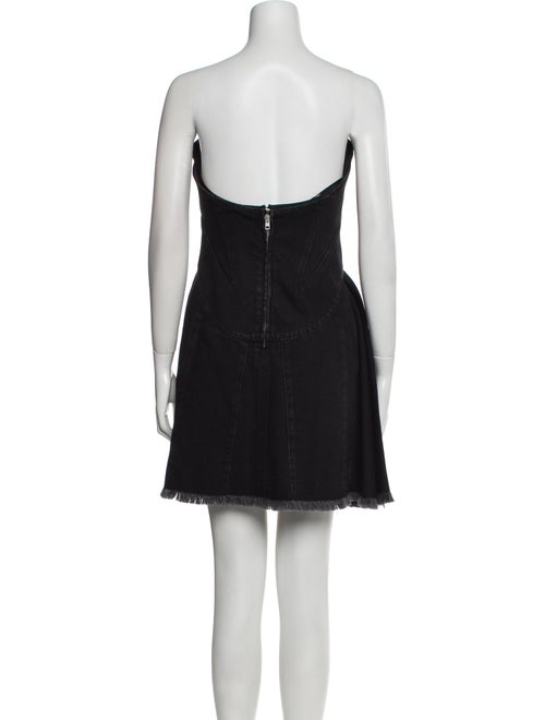 Alexander McQueen Strapless Mini Dress