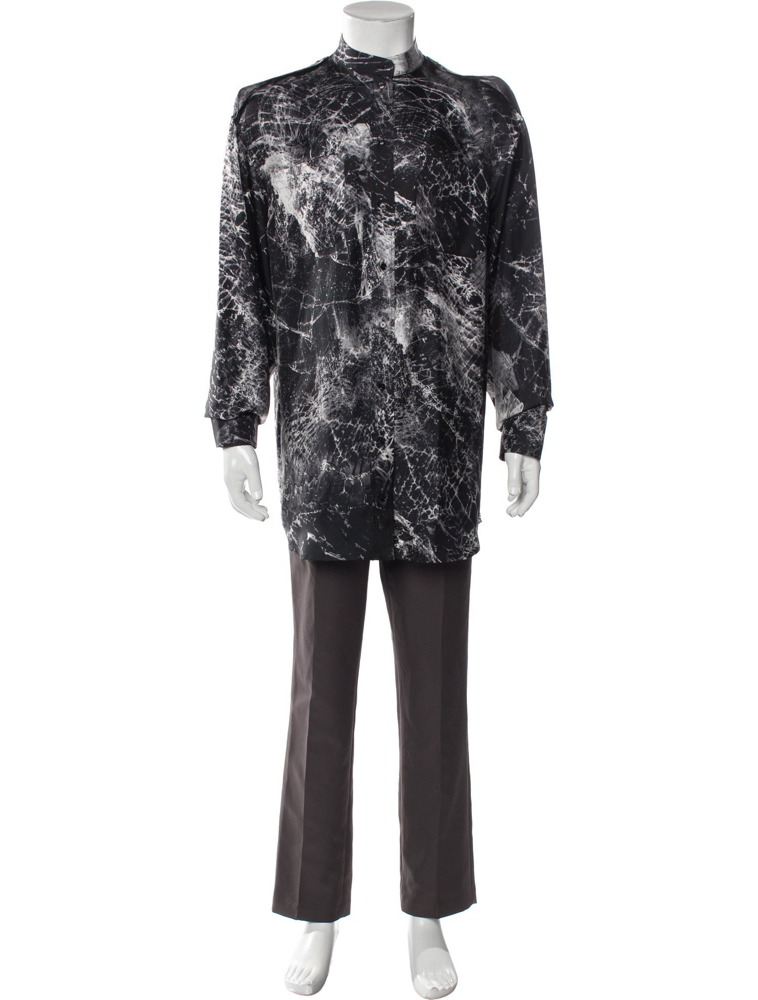 Alexander McQueen Silk Printed Shirt