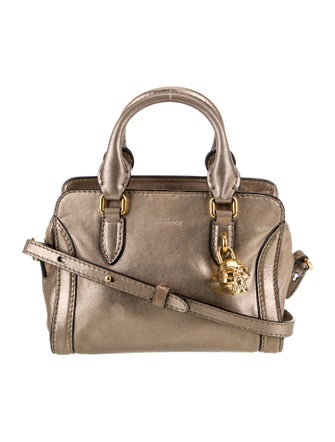 Alexander McQueen Leather Top Handle Bag