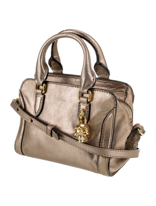 Alexander McQueen Leather Top Handle Bag