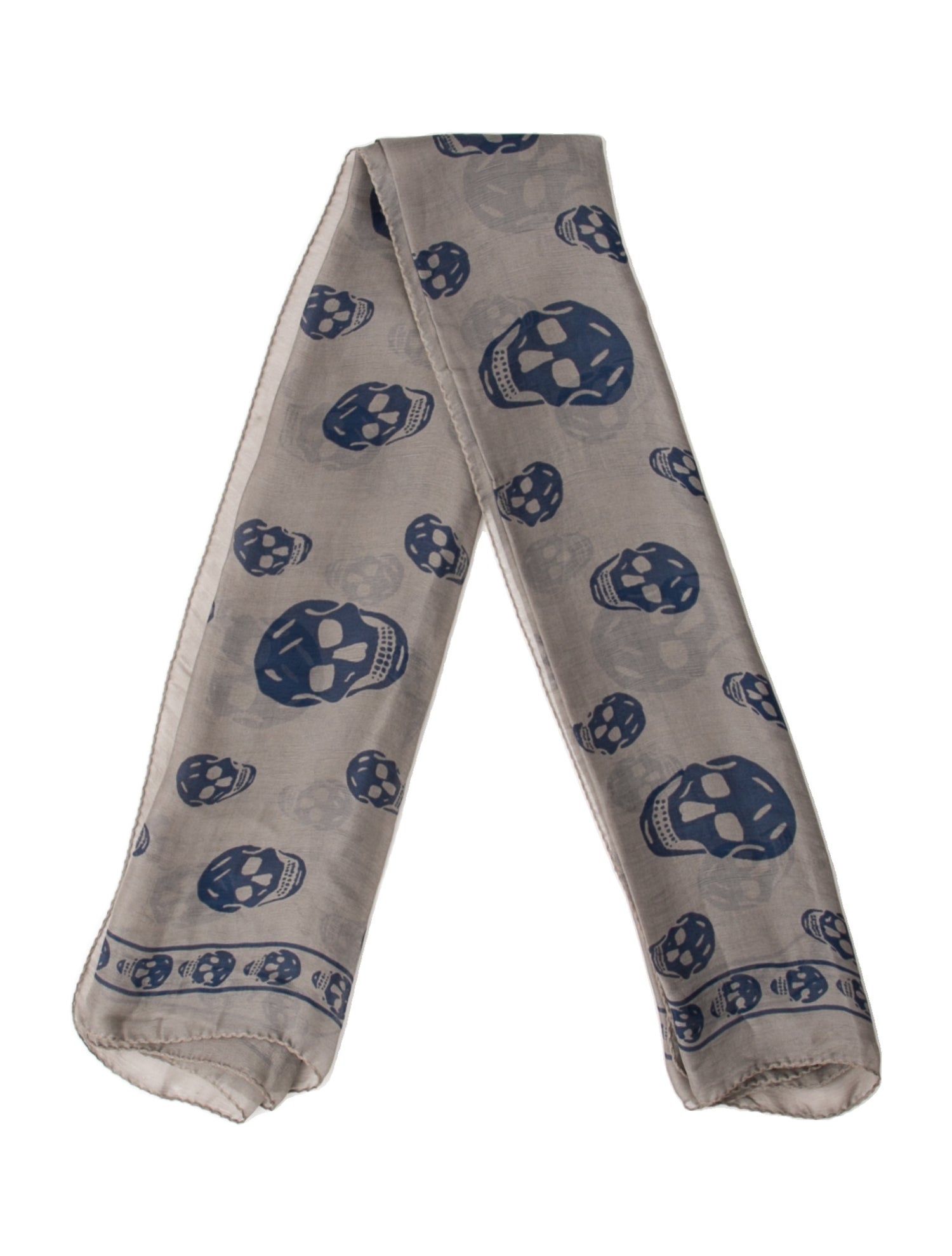 Alexander McQueen Silk Skull Scarf