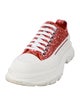 Alexander McQueen Glitter Colorblock Pattern Chunky Sneakers