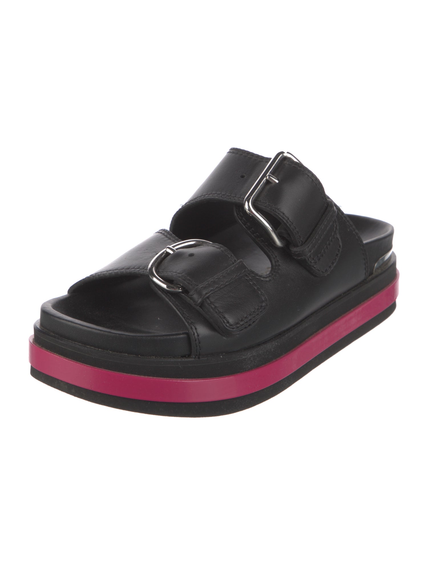 Alexander McQueen Leather Slides
