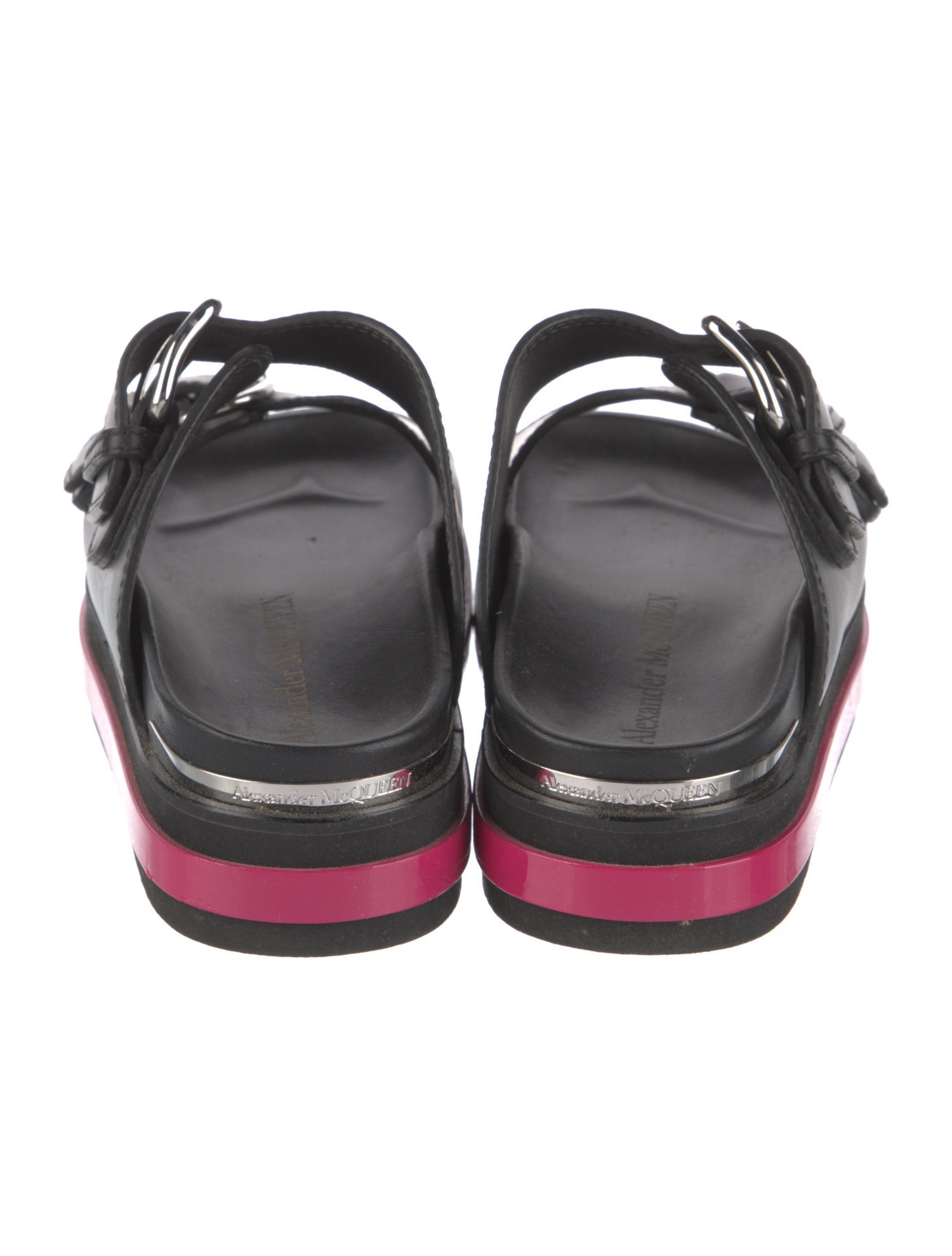 Alexander McQueen Leather Slides