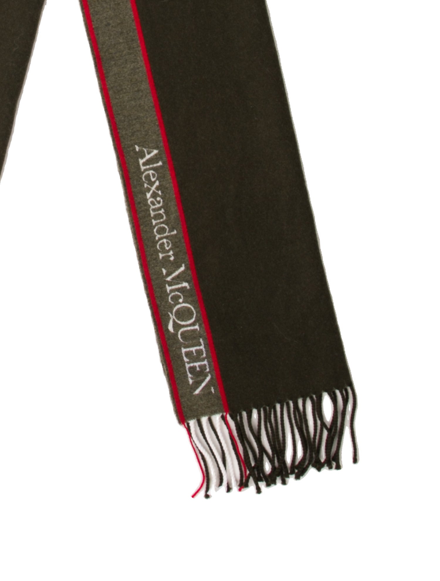 Alexander McQueen Wool Graphic Print Scarf