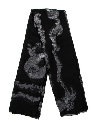Alexander McQueen Silk Skull Scarf