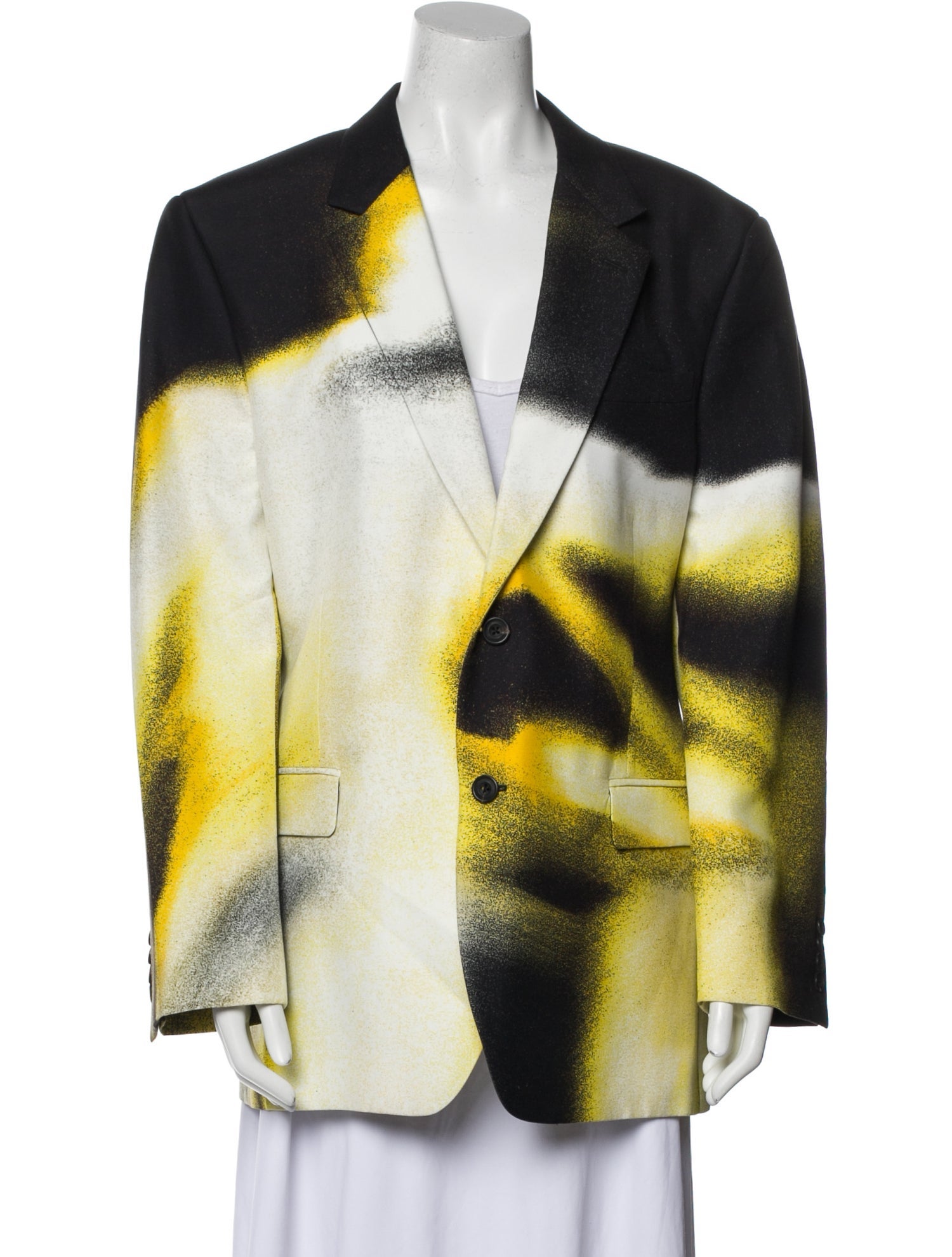 Alexander McQueen Tie-Dye Print Jacket