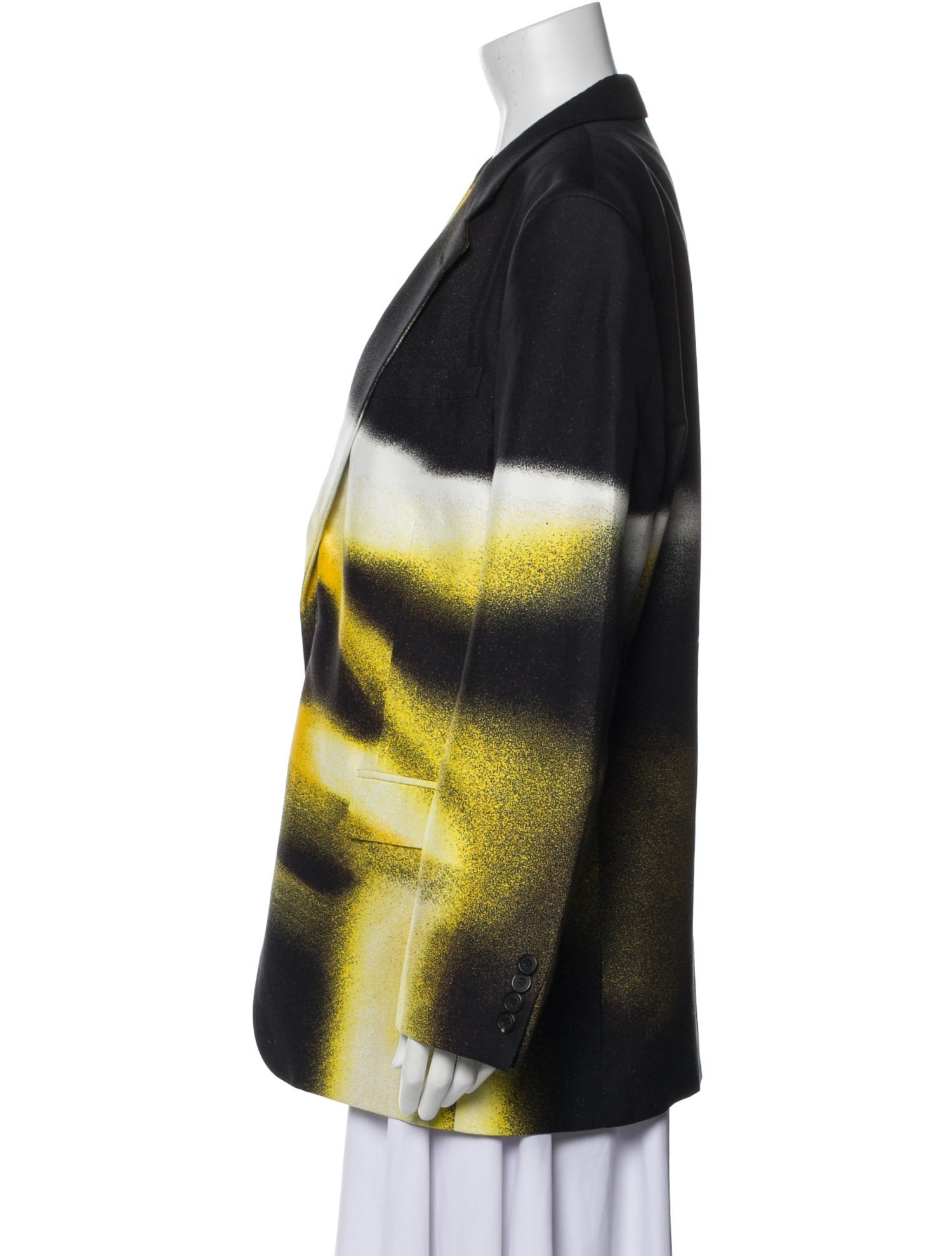 Alexander McQueen Tie-Dye Print Jacket