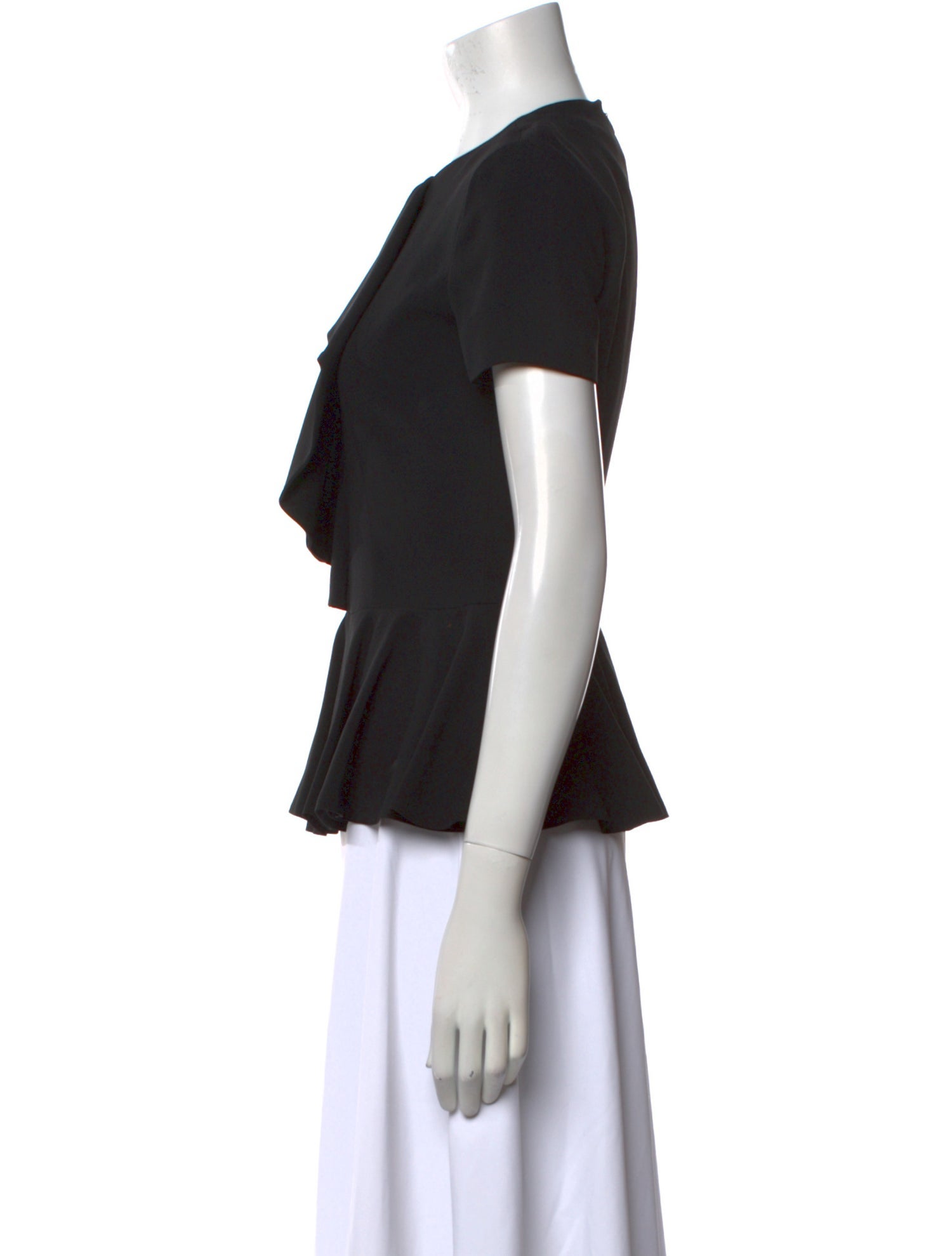 Alexander McQueen Crew Neck Short Sleeve Top