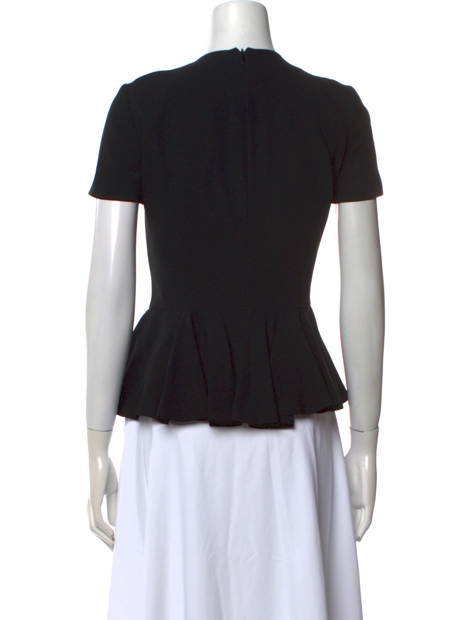 Alexander McQueen Crew Neck Short Sleeve Top