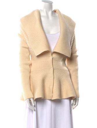 Alexander McQueen Wool V-Neck Sweater