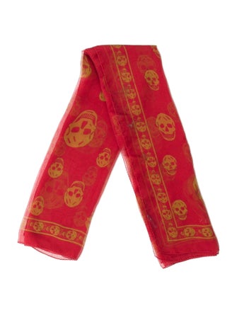 Alexander McQueen Silk Skull Scarf