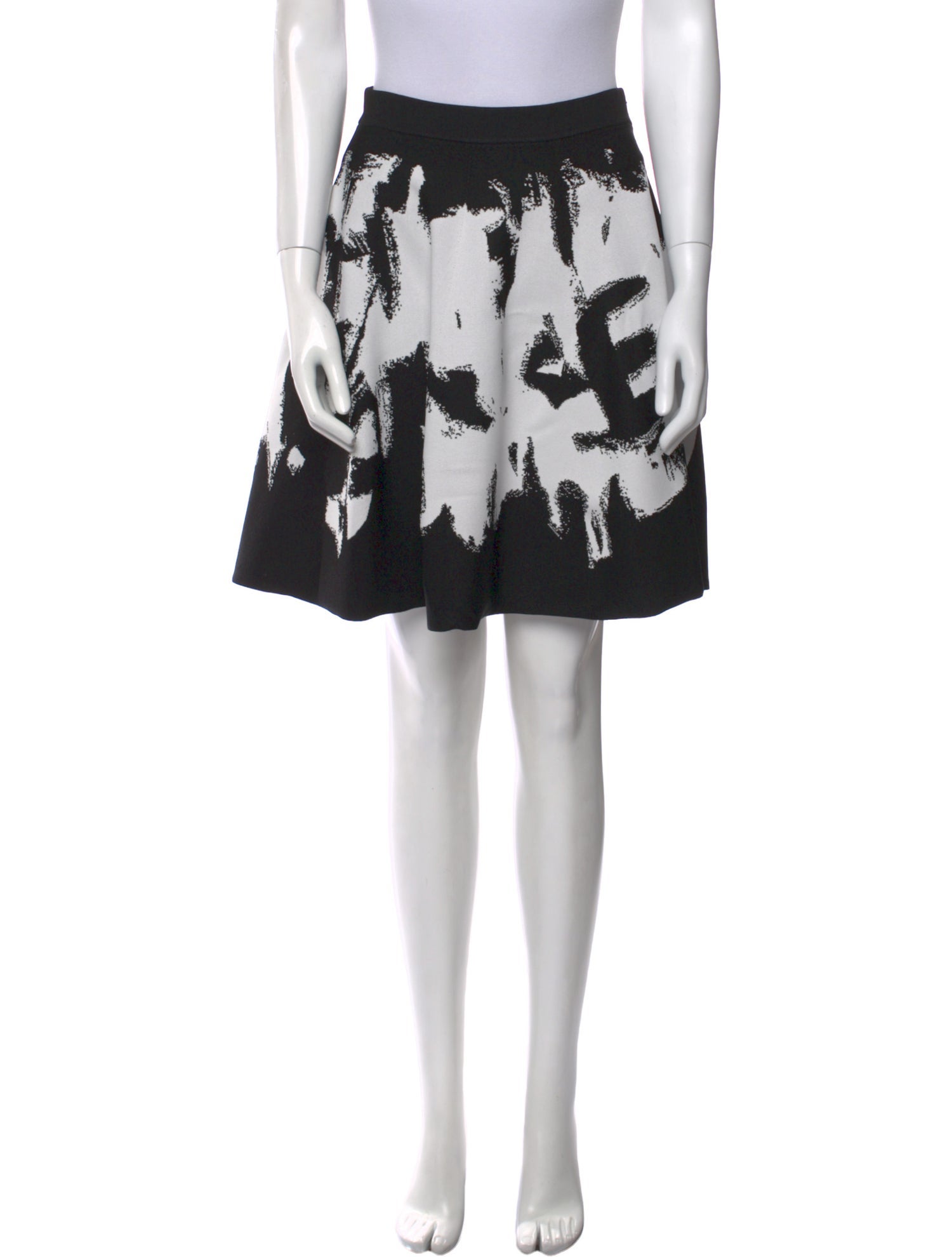 Alexander McQueen Printed Knee-Length Skirt