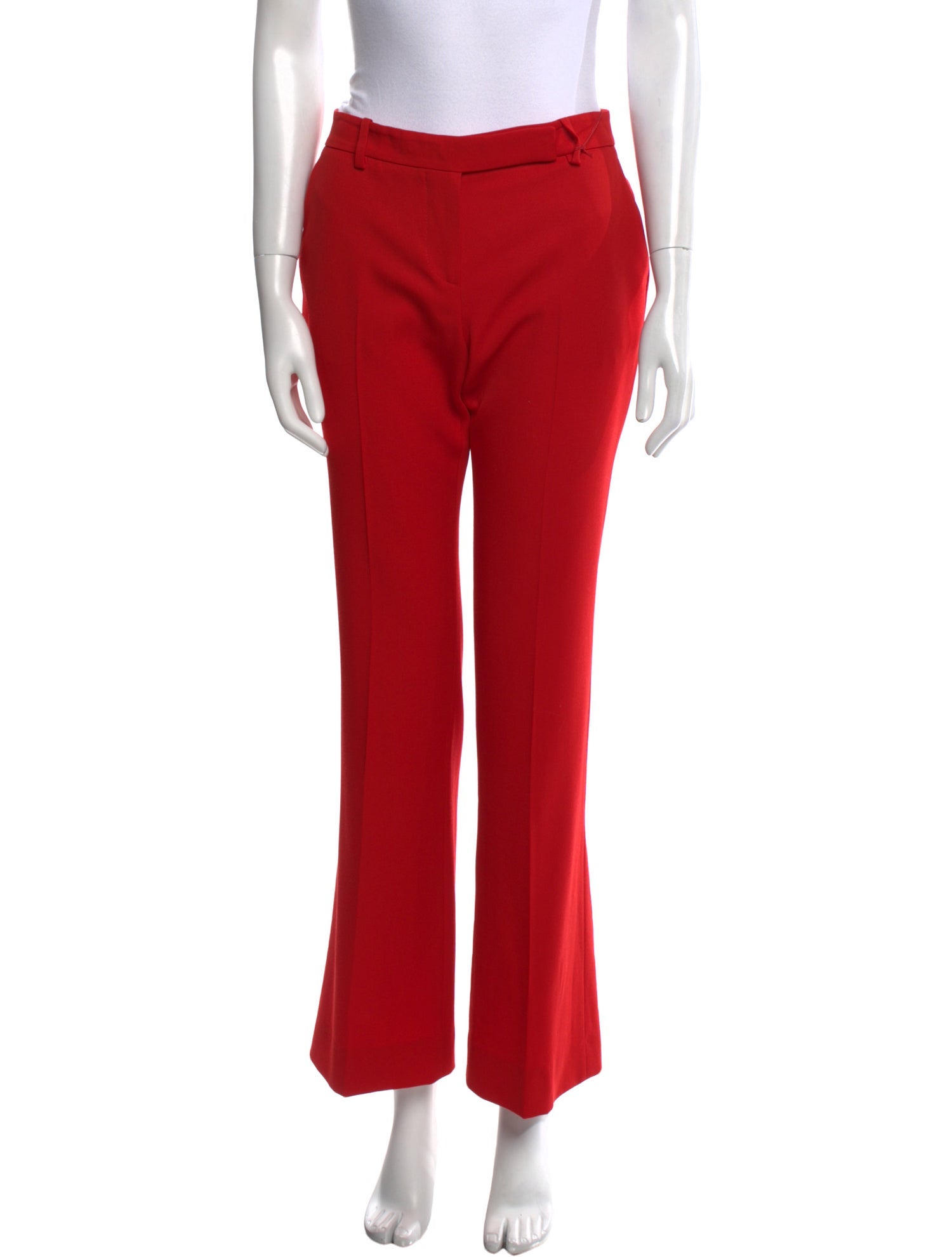 Alexander McQueen Virgin Wool Wide Leg Pants