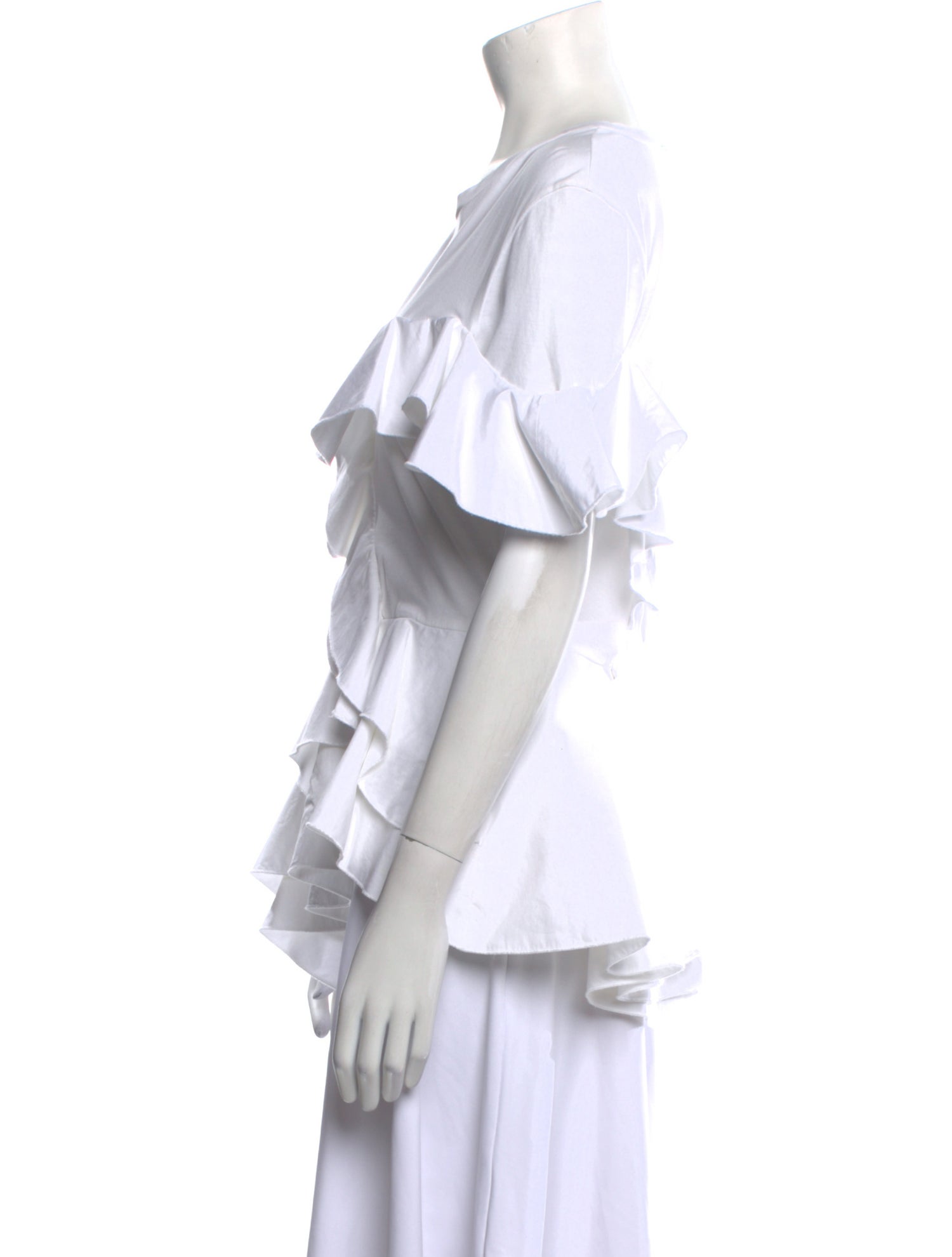 Alexander McQueen Crew Neck Mini Dress