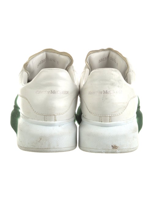 Alexander McQueen Leather Colorblock Pattern Sneakers