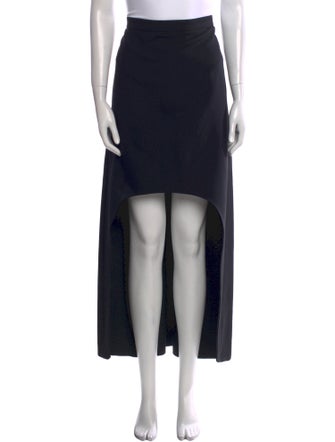 Alexander McQueen Wool Long Skirt