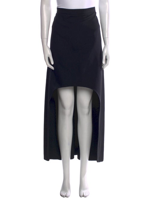Alexander McQueen Wool Long Skirt