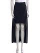 Alexander McQueen Wool Long Skirt