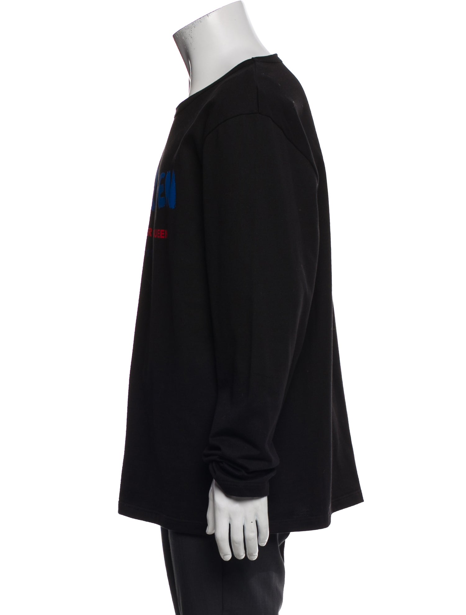 Alexander McQueen Graphic Print Crew Neck Pullover