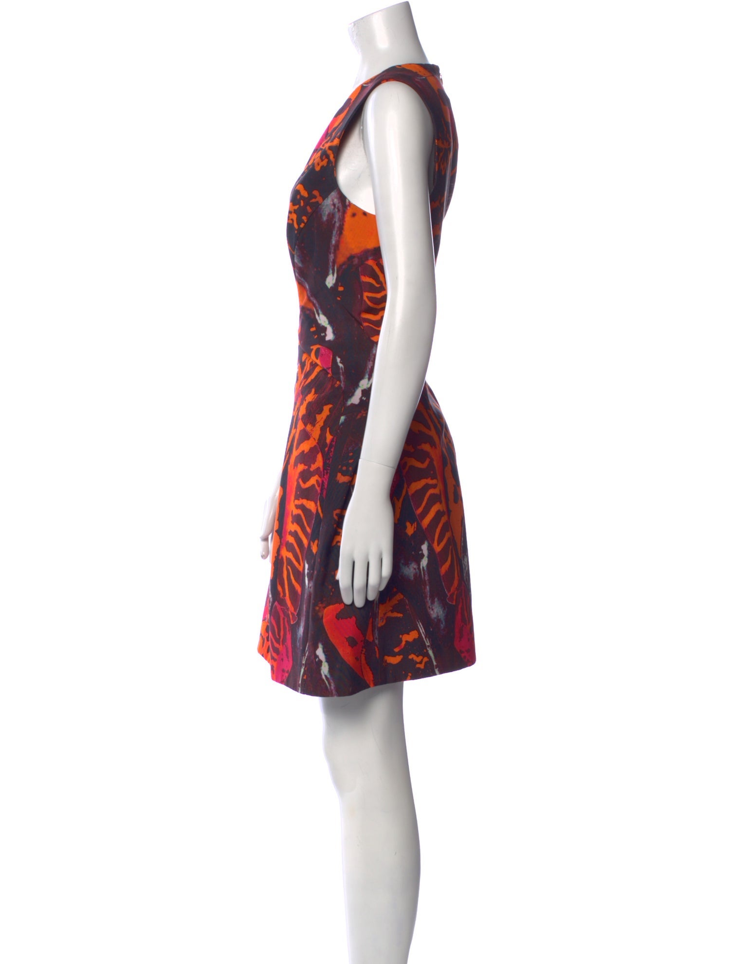 McQ Alexander McQueen Printed Knee-Length Dress