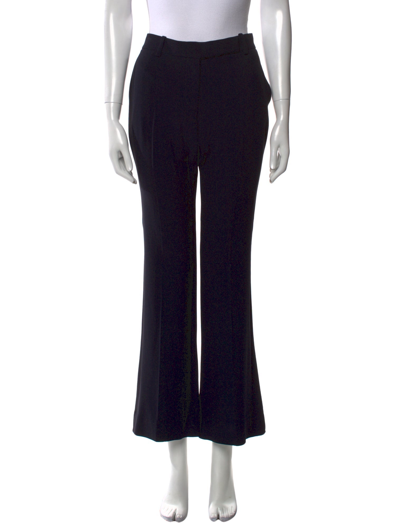 Alexander McQueen Virgin Wool Wide Leg Pants